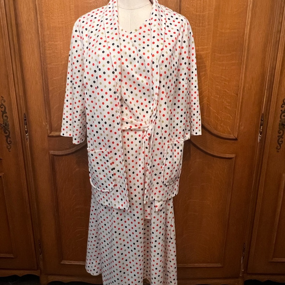 Adorable Vintage Day Dress with Jacket